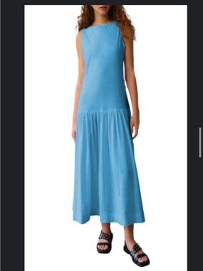 NEXT dropped waist Boatneck Sleeveless Maxi Dress- size 6